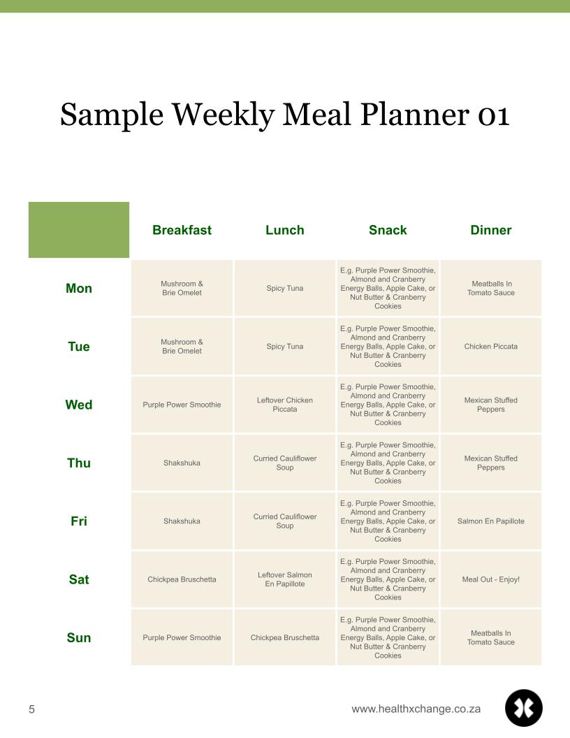 RECIPE PACK - HX (11)